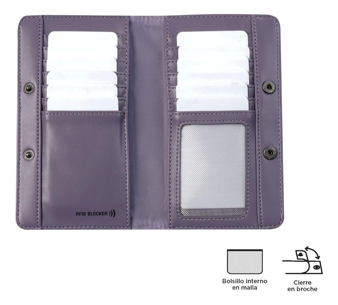 Billetera Rfid Blocker Totto Mujer Tarjetero Pequeña STY24243-3
