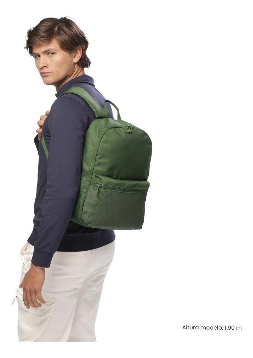 Mochila Universitario Porta Pc 13  Dragonar 2.0 Verde Hombre-1