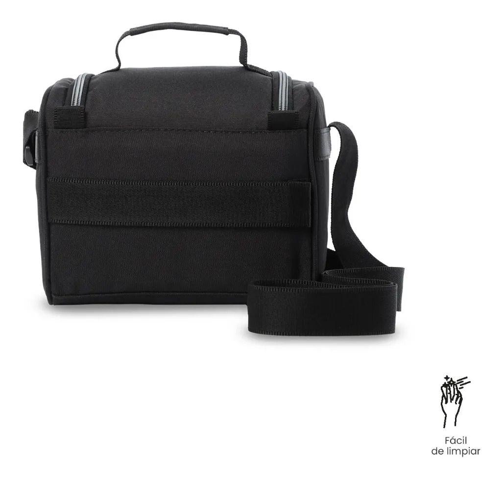 Lonchera Térmica Pizarra Ecole Solid Grande Negra-3