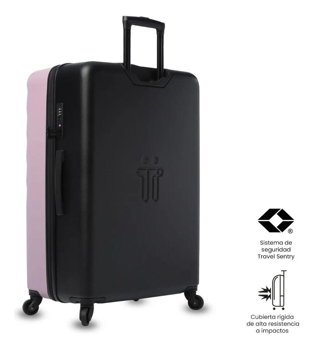 Maleta De Viaje Grande 23 Kilos 360 Bazy Morada-4