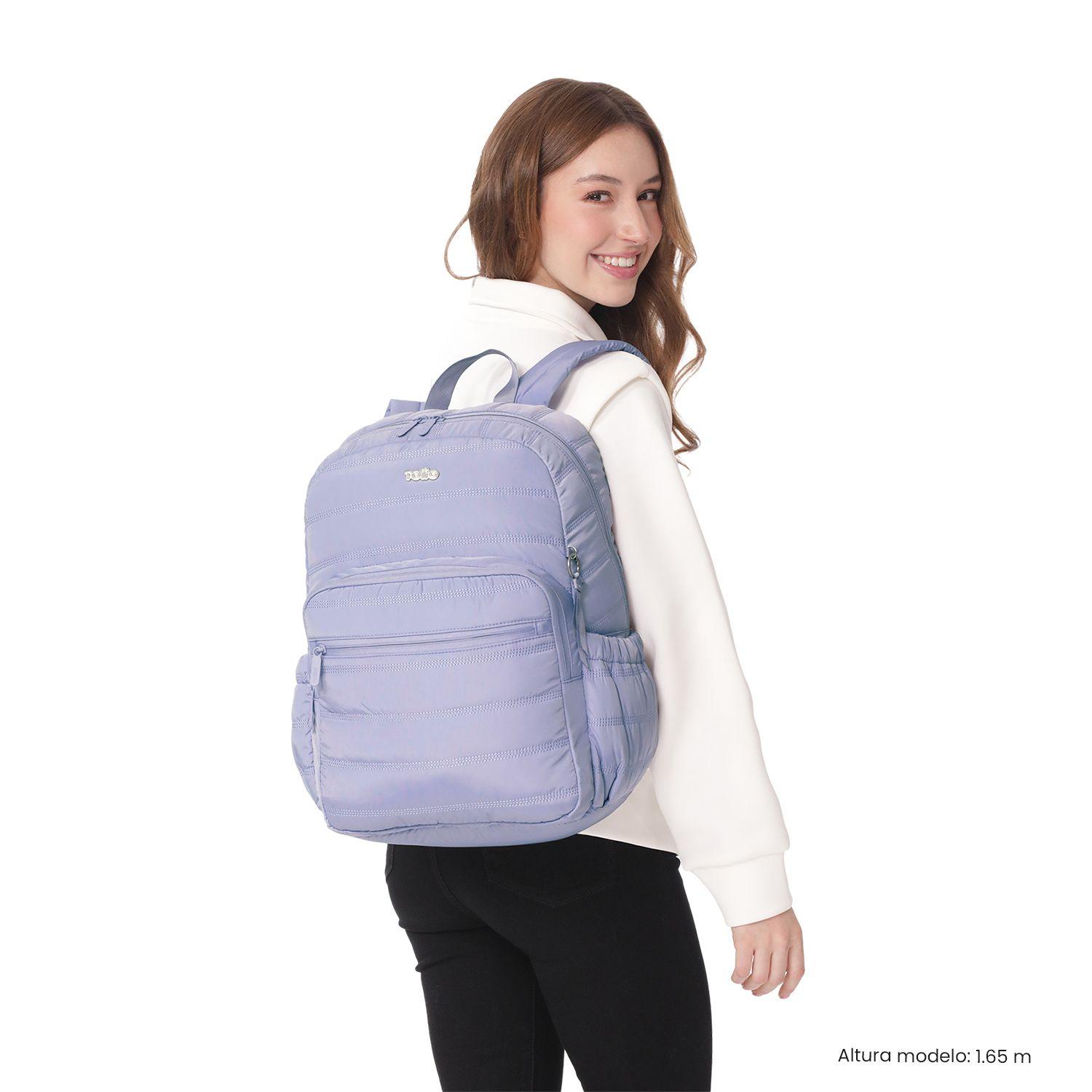 Mochila Universitario Moxi Porta PC 15" Morado -1
