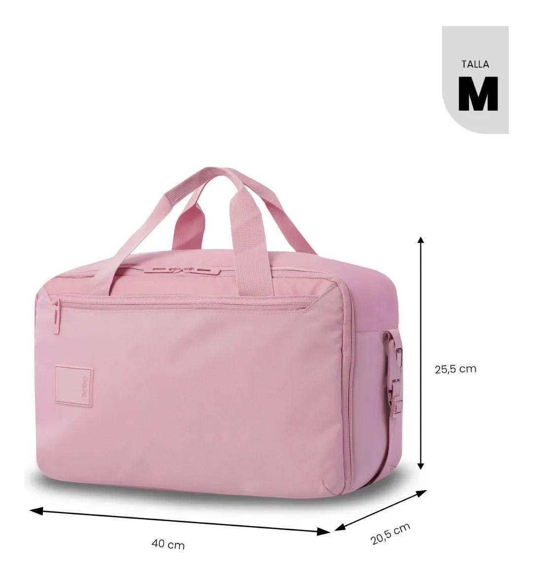 Bolso De Viaje 2 En 1 Underseat Mediana Color Rosada-2