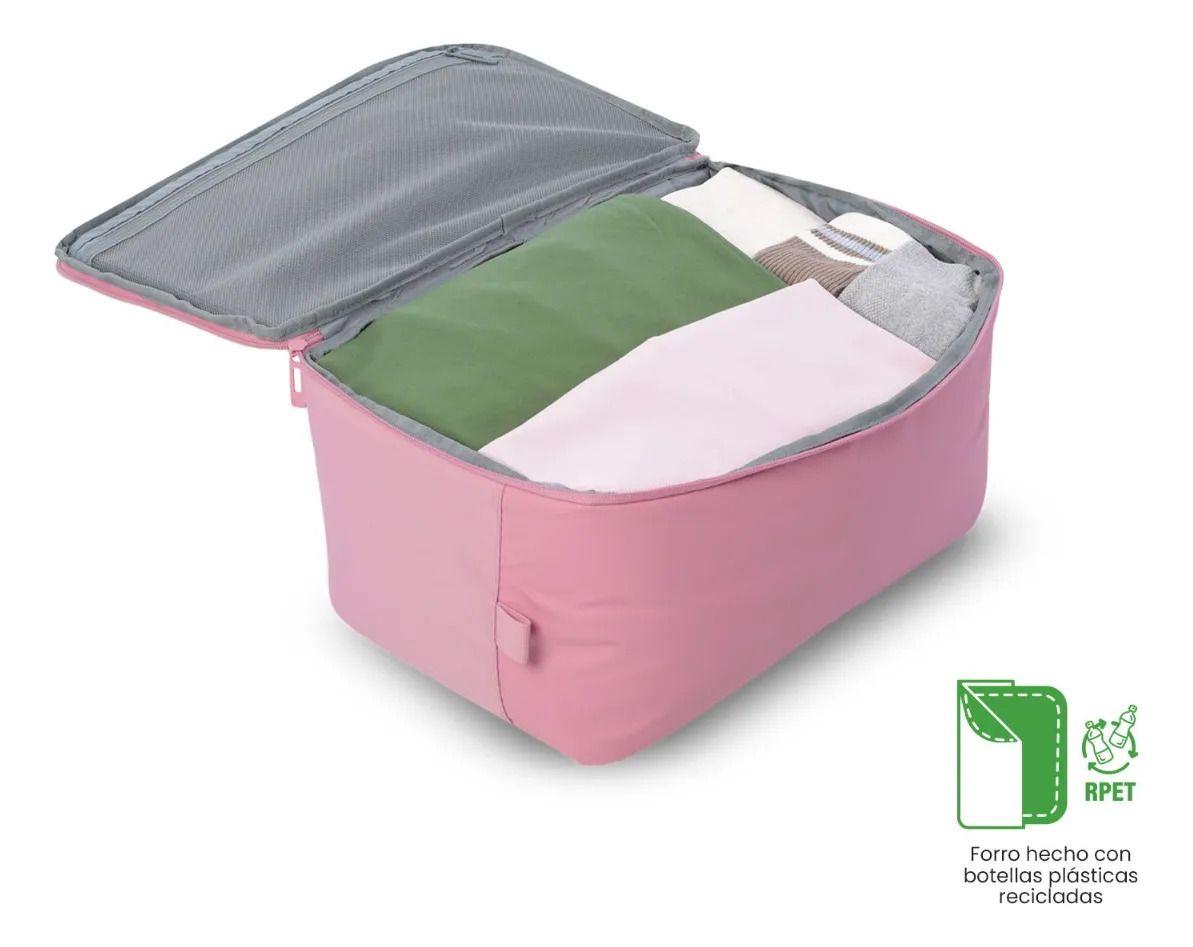 Bolso De Viaje 2 En 1 Underseat Mediana Color Rosada-3