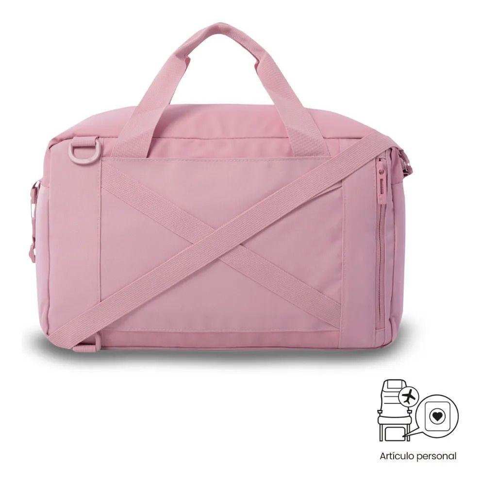 Bolso De Viaje 2 En 1 Underseat Mediana Color Rosada-4