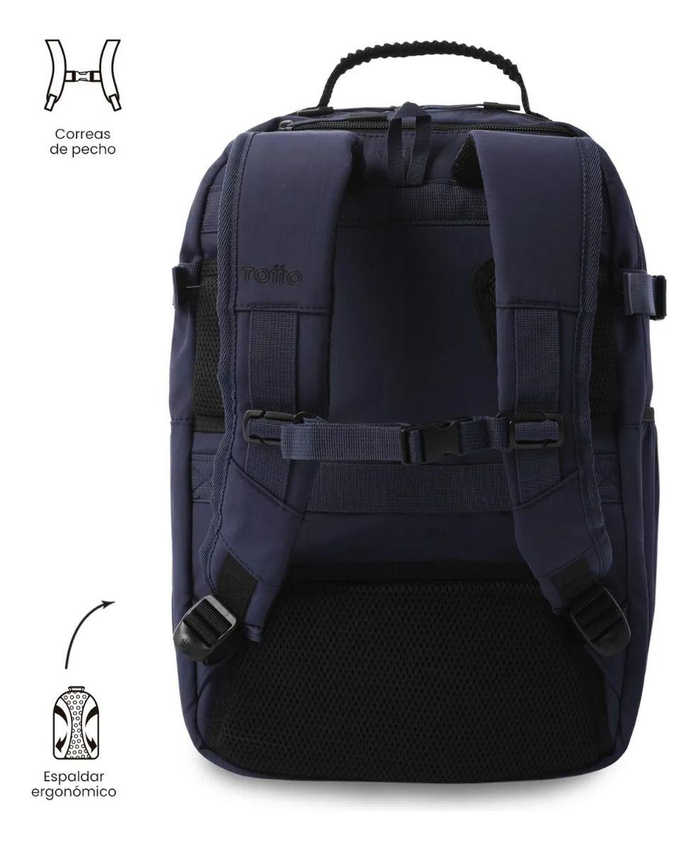 Mochila Universitario  Spa Porta Pc 15.4  Azul-2