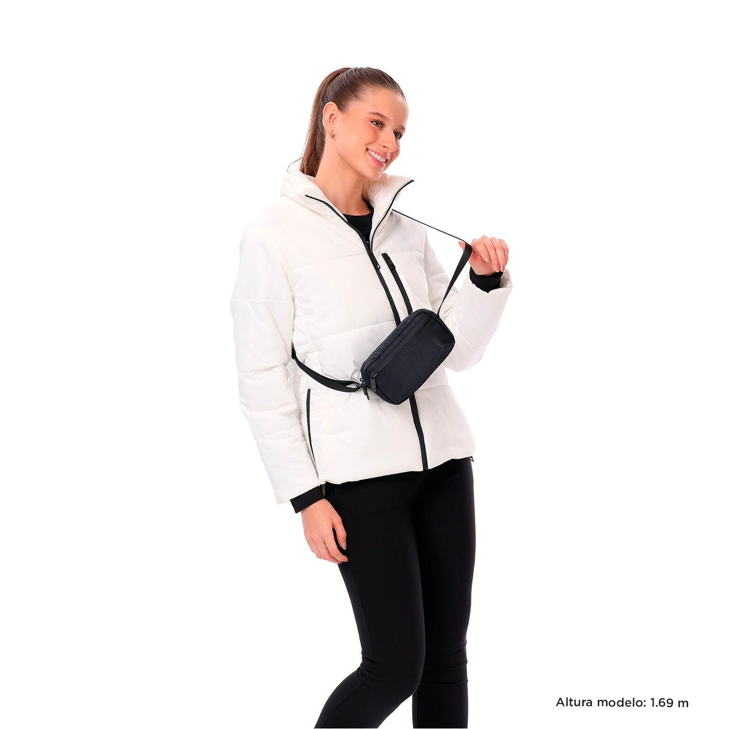 Cartera para Mujer Bombo Crossbody Negro-1