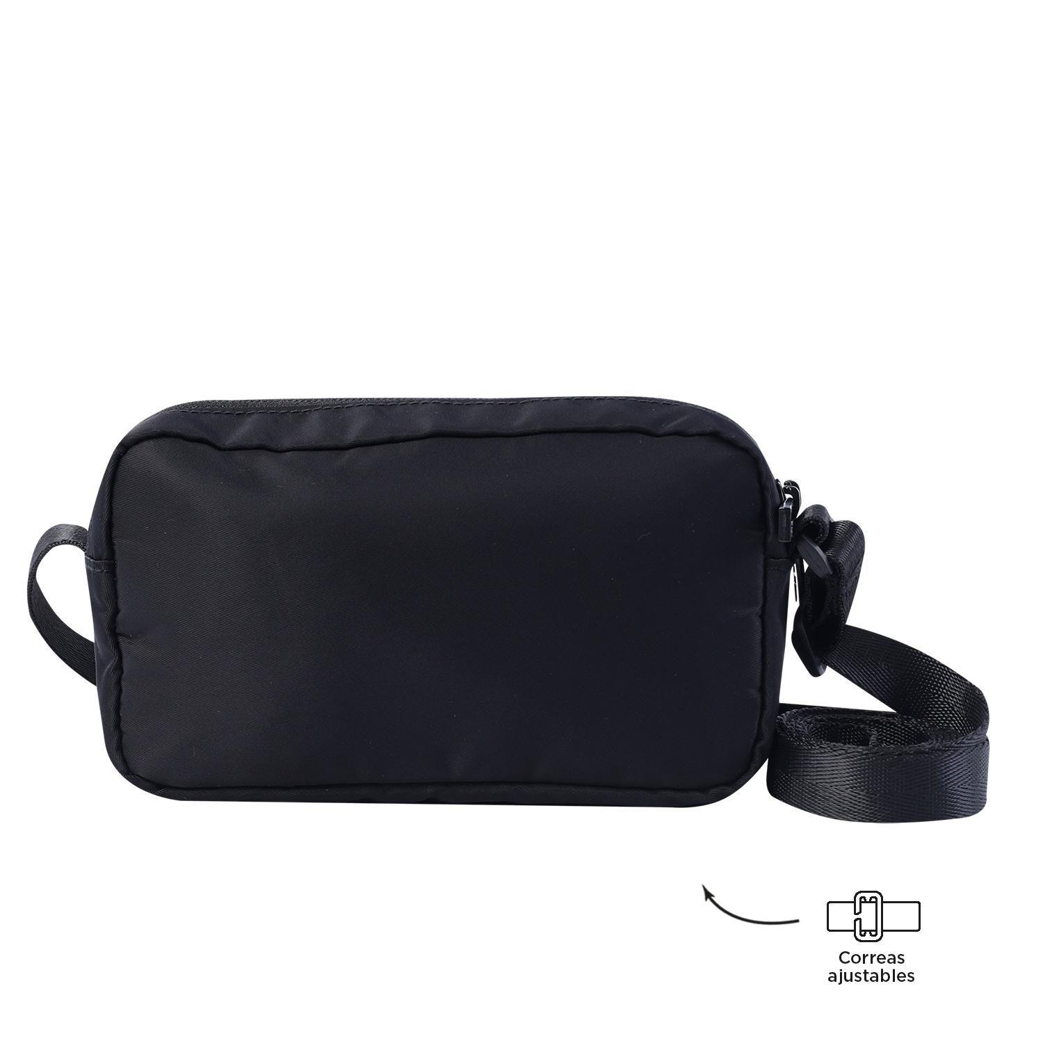 Cartera para Mujer Bombo Crossbody Negro-3