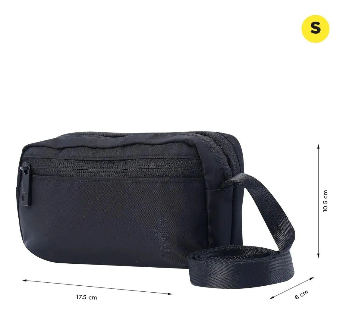 Cartera Para Mujer Bombo Crossbody Negra-2