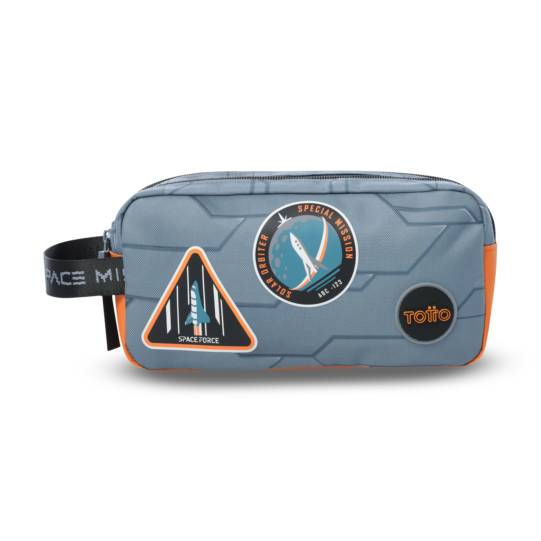 Pack Escolar Mochila Gris con Ruedas + Estuche Gemini Totto-2