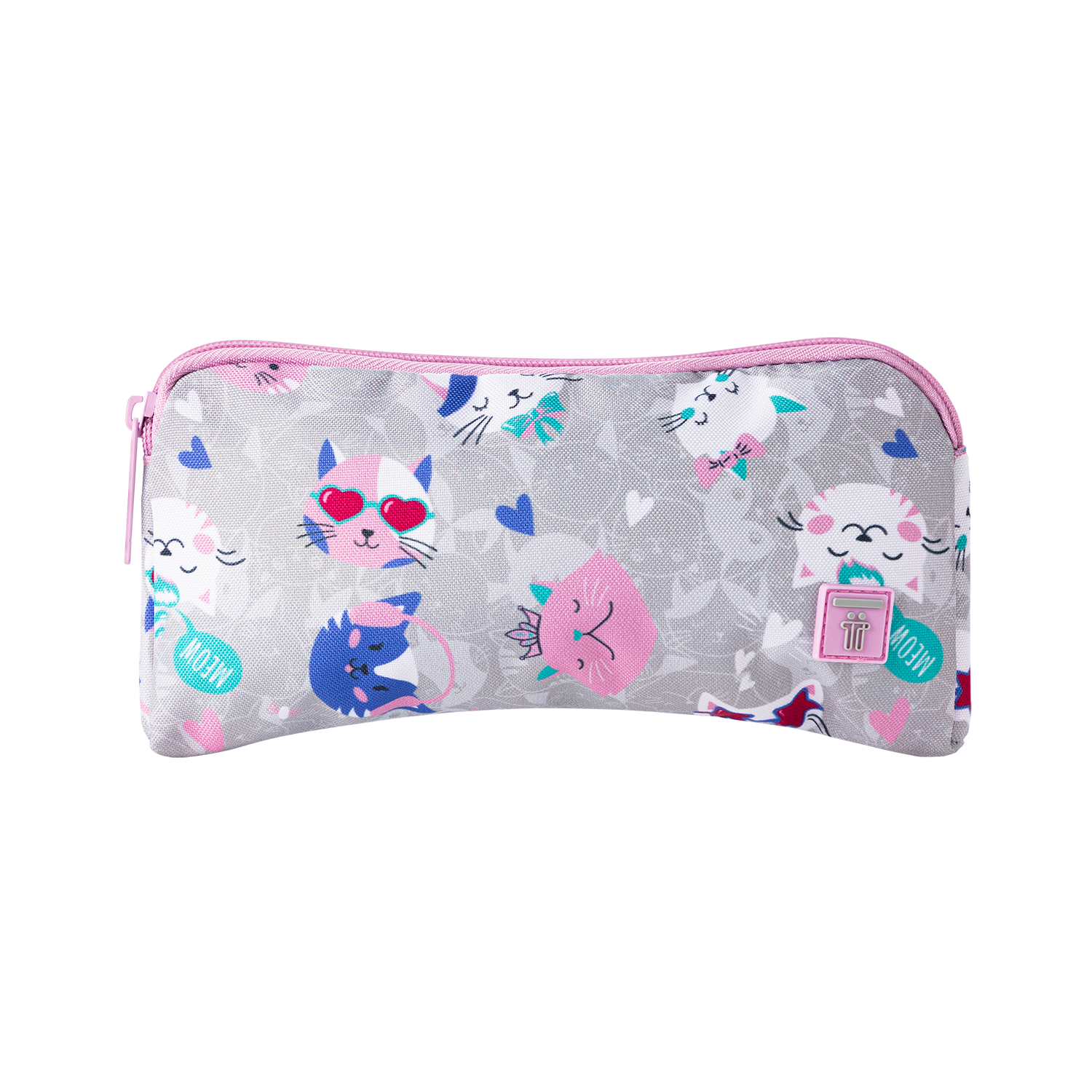 Kit Escolar Totto: Mochila + Estuche Resistente y Versátil Rosado-2
