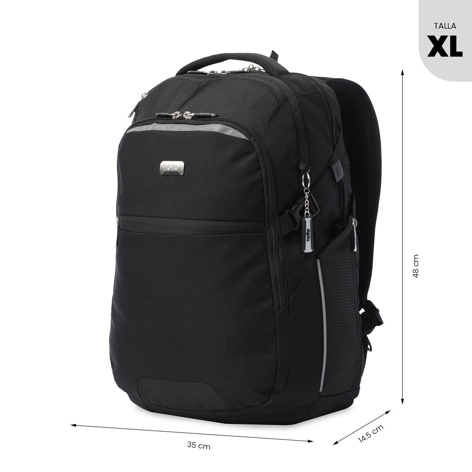 Mochila Ejecutivo Porta PC 17" Novixan Negro Hombre-2