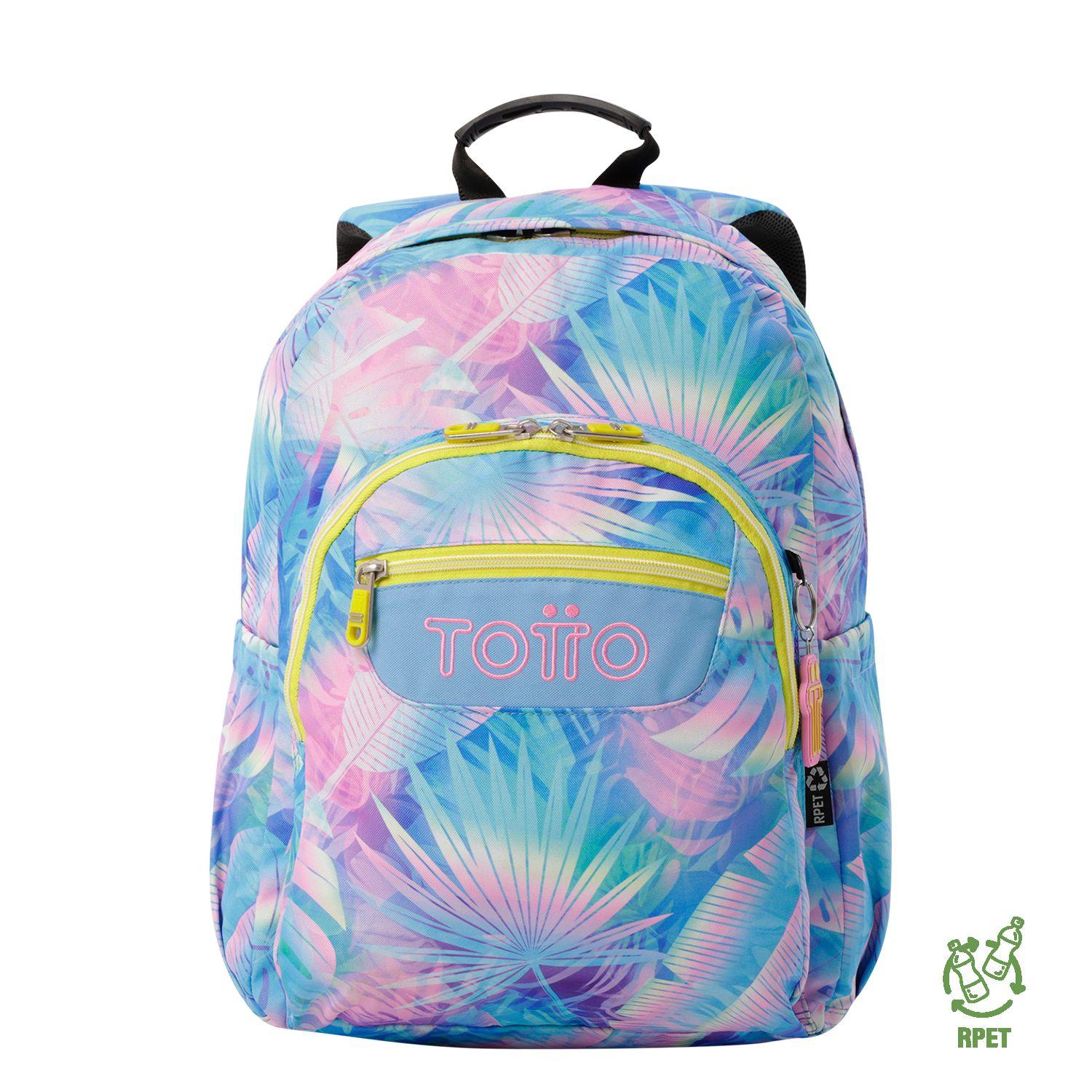 Mochila Escolar Niña Notebook 14" Acuarela Azul-0