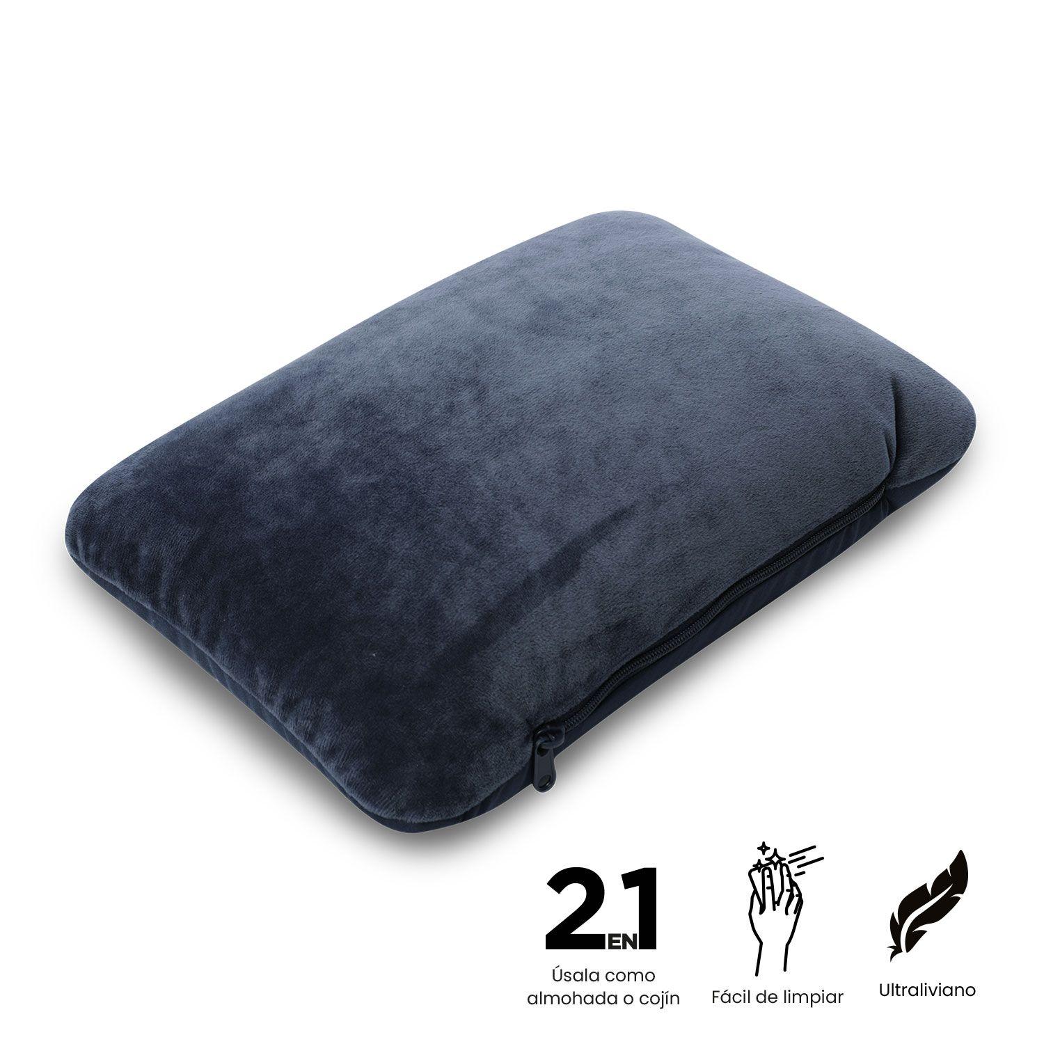 Almohada de Viaje  2 En 1 Cloud Azul-3