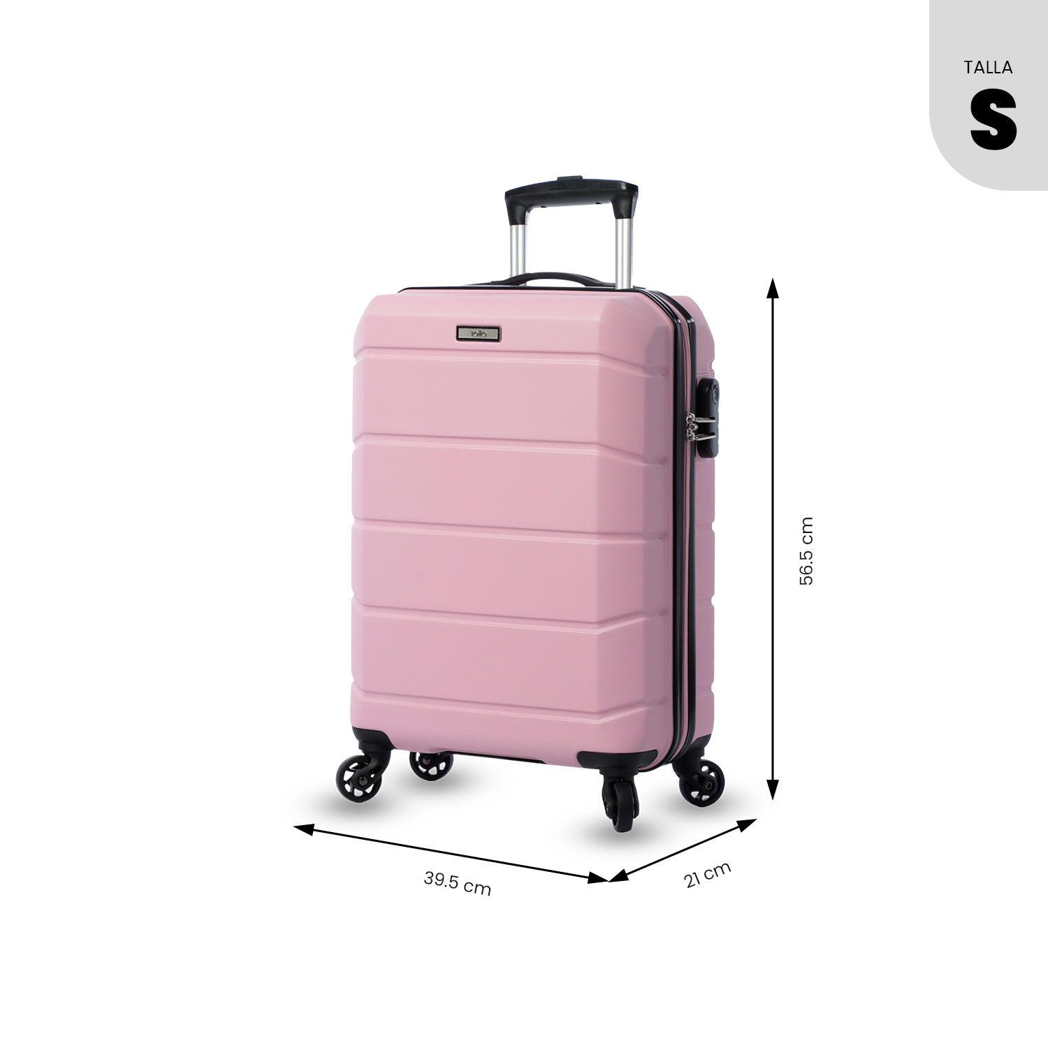Maleta de Cabina 360 Rayatta S2 10 kilos Rosada -2