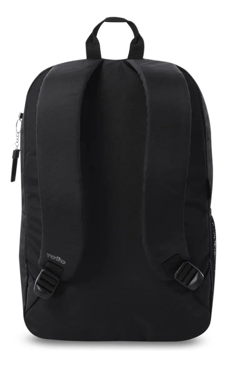 Mochila Universitario Porta Pc 14  Cloud Negro Unisex-3