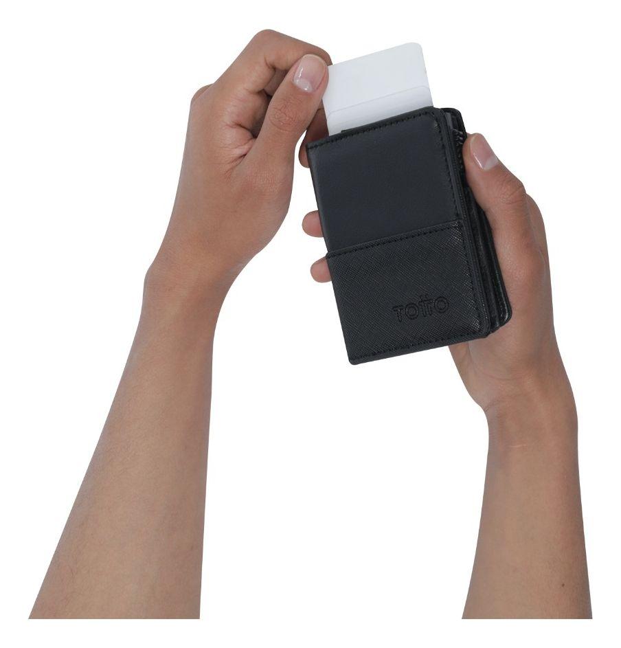Billetera Tarjetero Rfid Blocker Totto Pequeña Hombre SAF24135-4