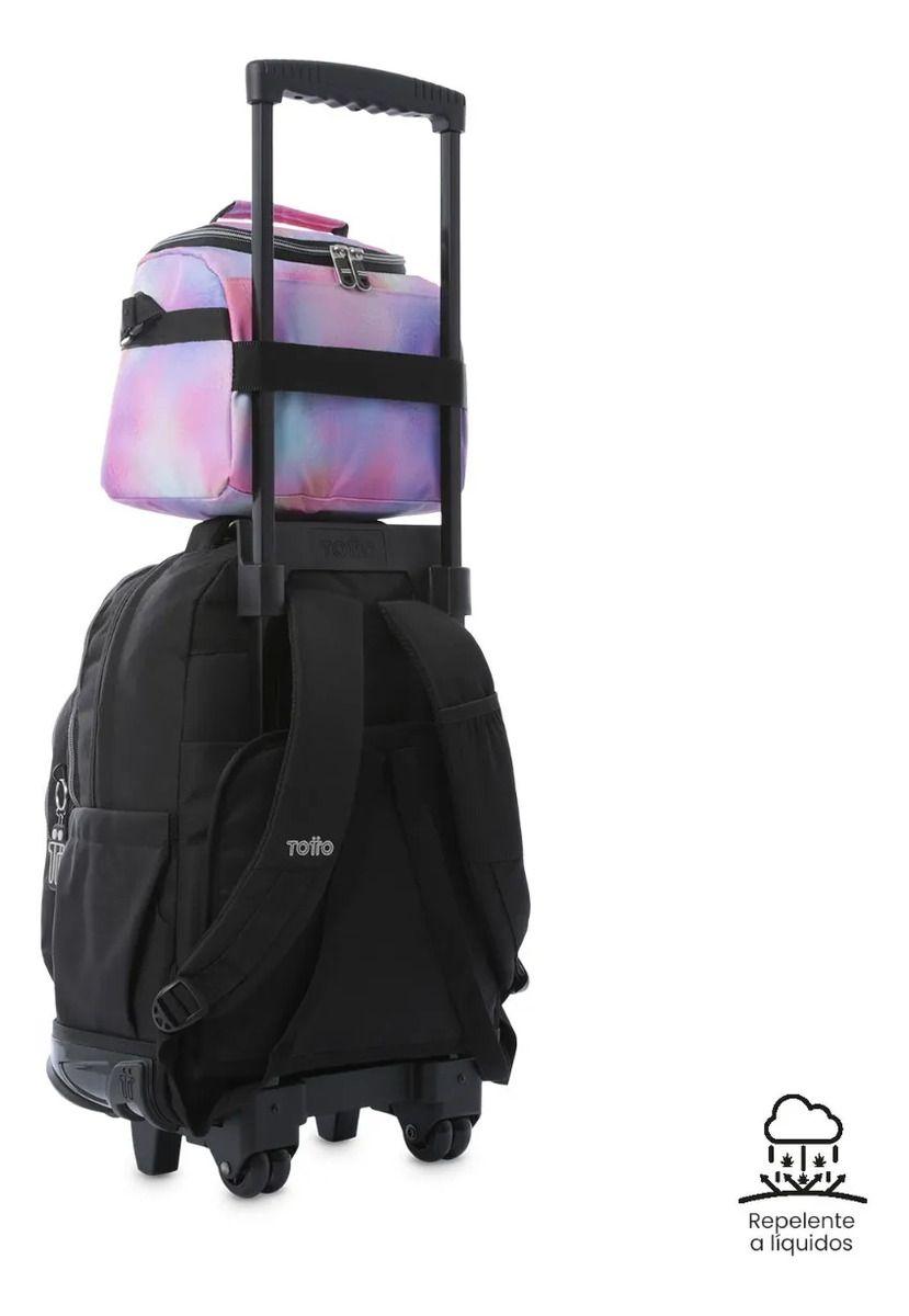 Lonchera Térmica Para Mujer Resaltador Glitter Grande Rosada-4