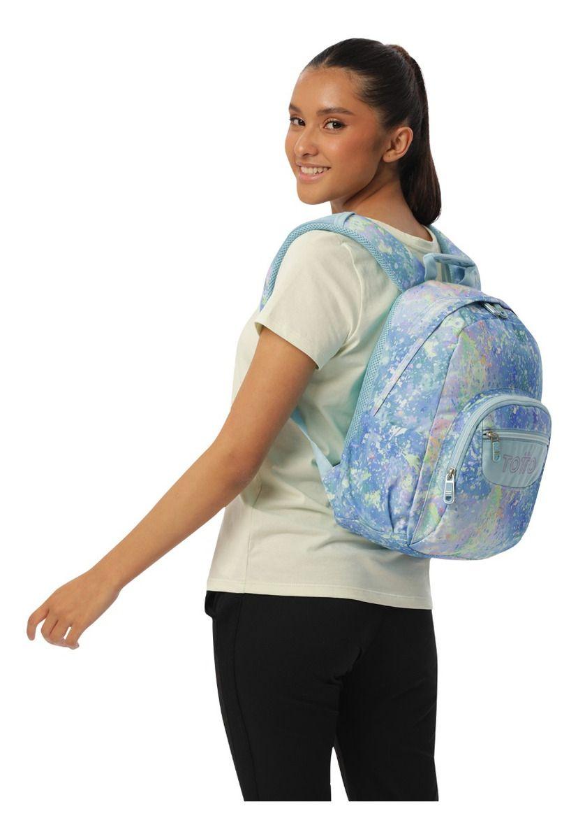 Mochila Urbana Notebook Escolar Totto Classic Tempera Niña-5