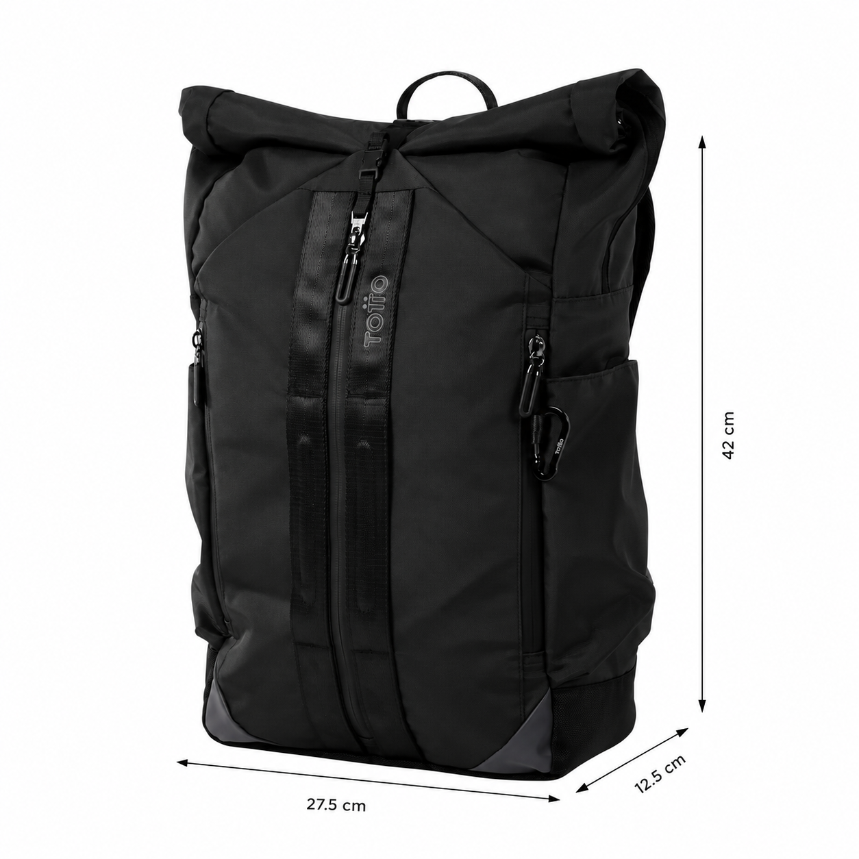 Mochila Universitaria Spurn 2.0 Porta PC 14" Negro Hombre-1