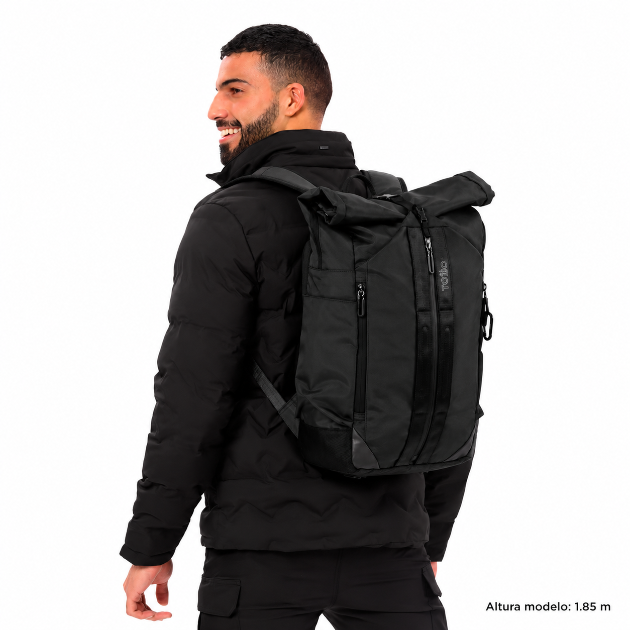 Mochila Universitaria Spurn 2.0 Porta PC 14" Negro Hombre-6