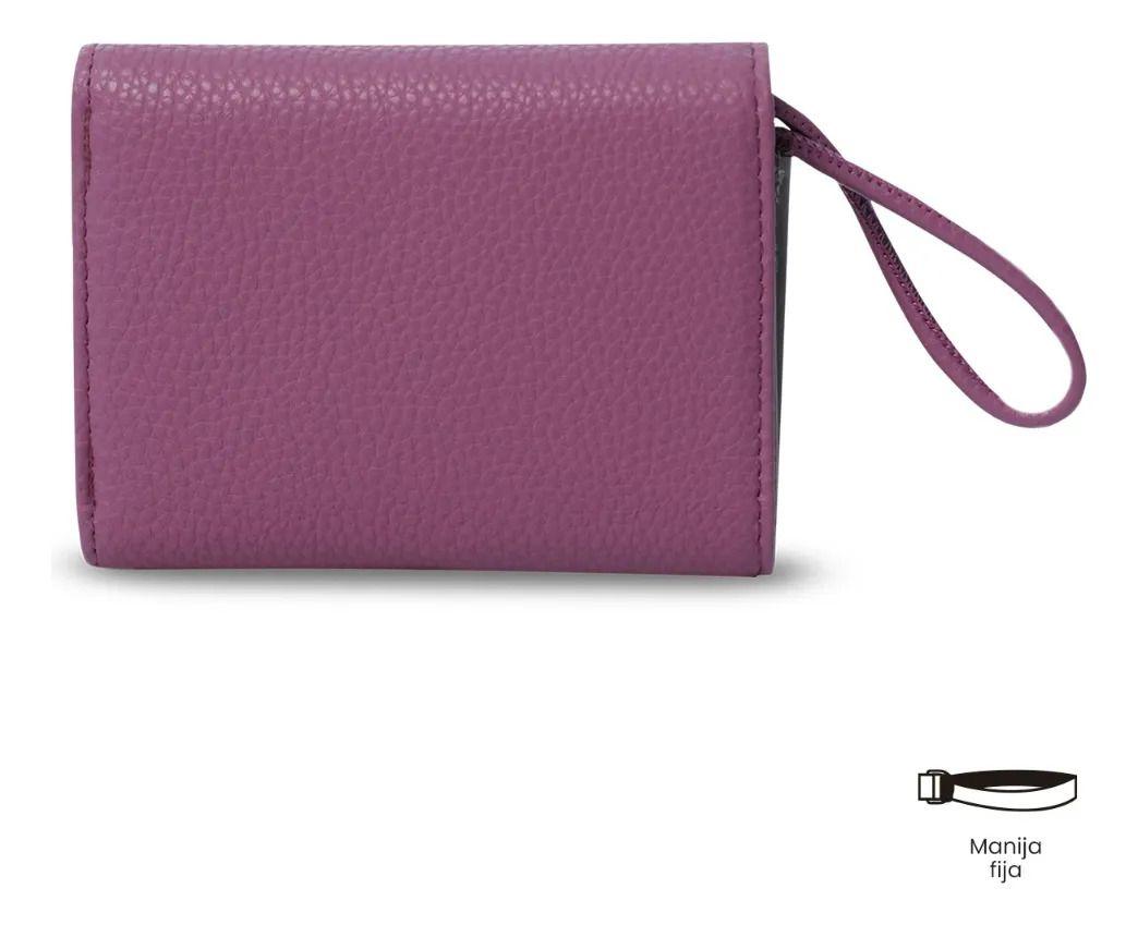 Billetera Smooth Ney Con Rfid Blocker Rosada-4