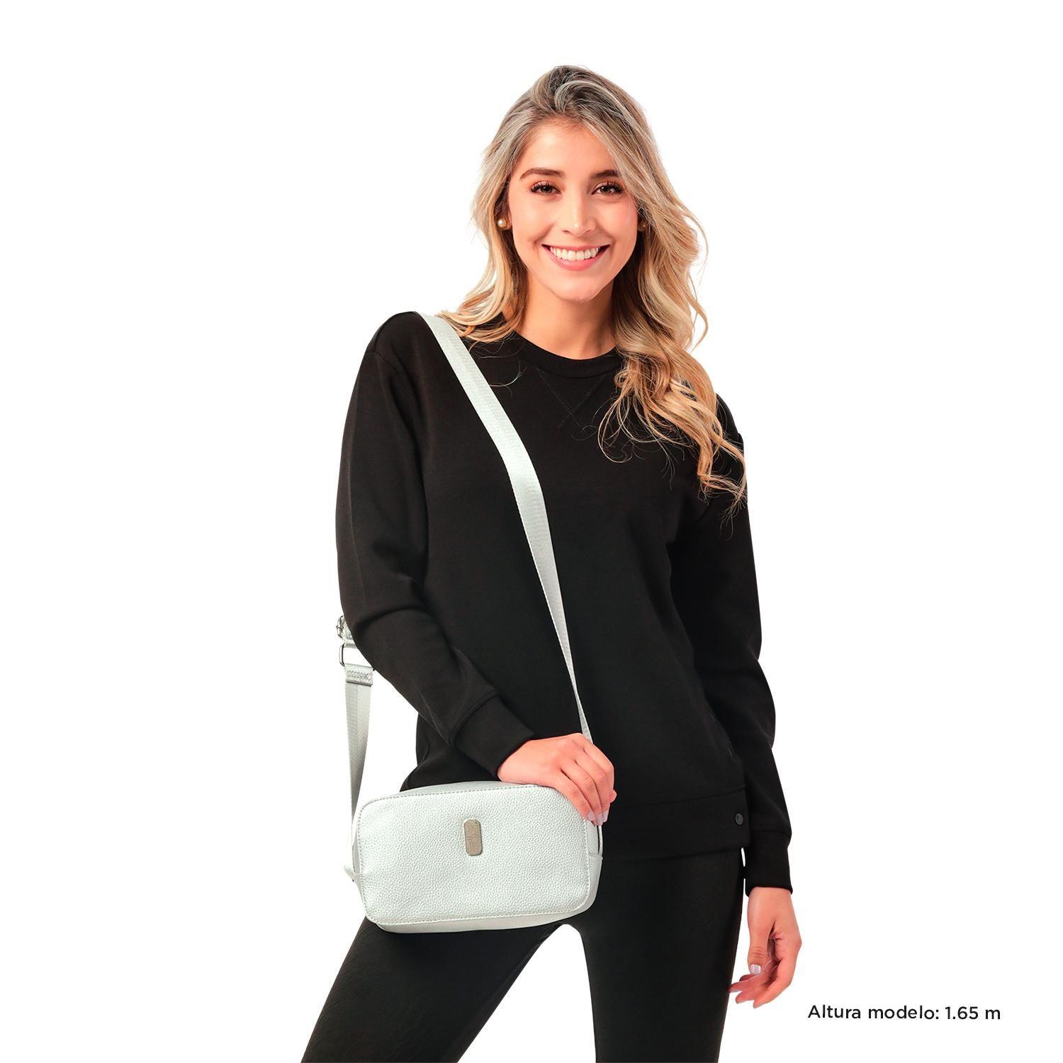 Bolso Crossbody Genova Totto Gris-0