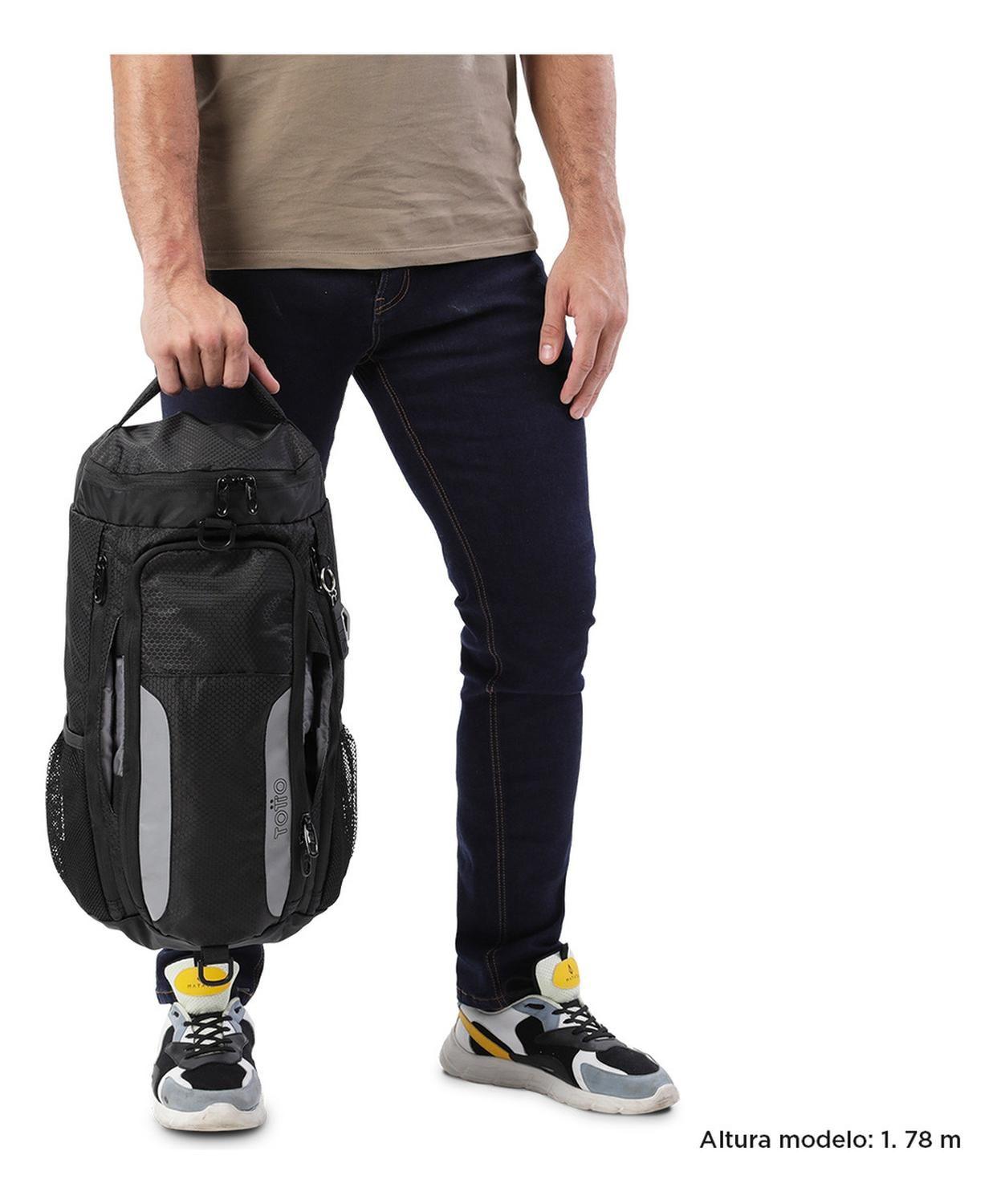 Mochila De Viaje Plegable Totto Gosum L Negro/black-3