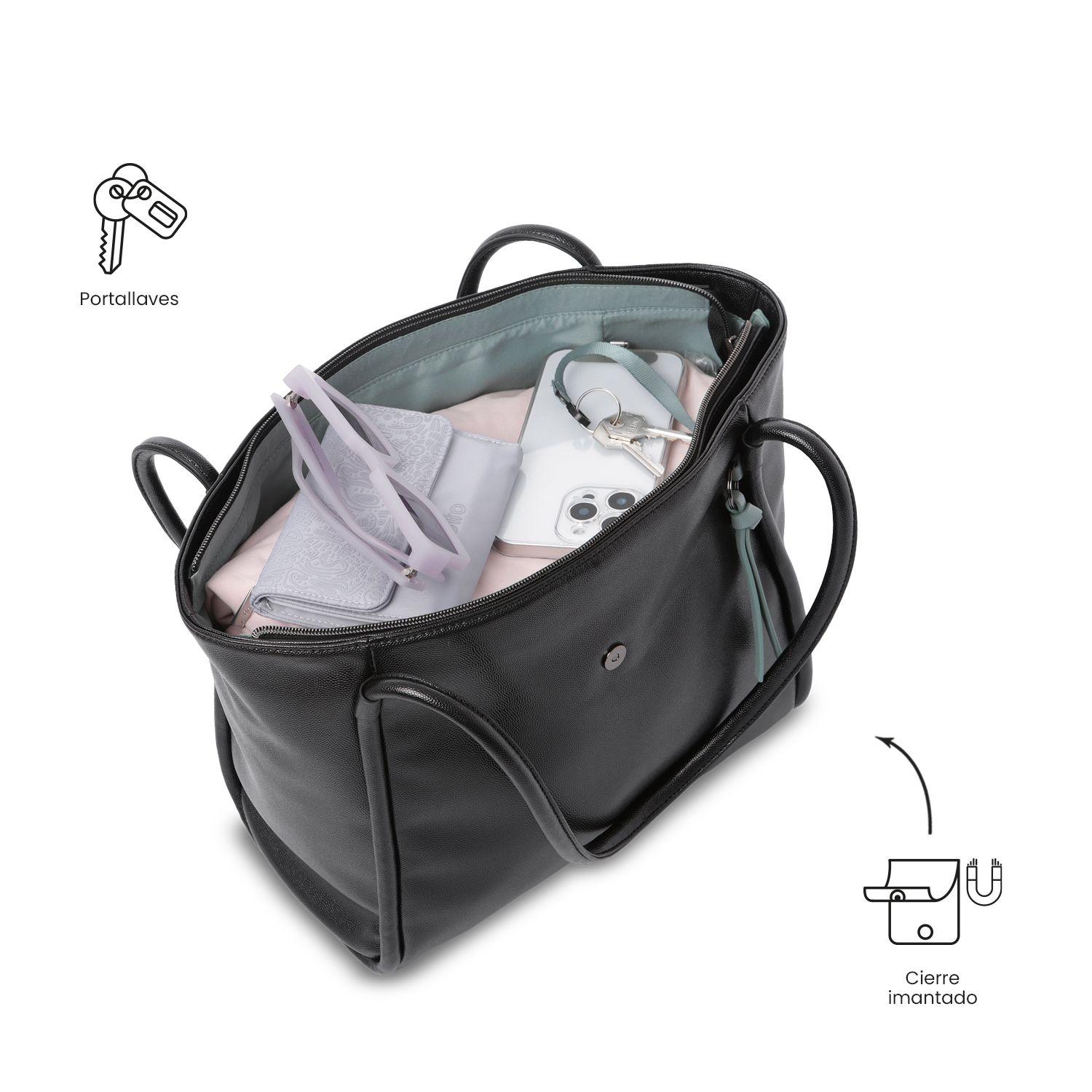 Tote Bag para Mujer Soul Mediano Negro-4