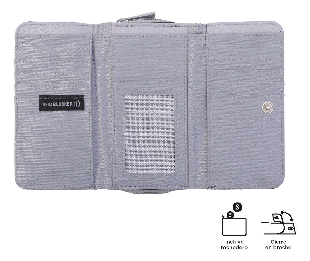 Totto Billetera y Tarjetero RFID Blocker Casual Mujer Ind82650-2