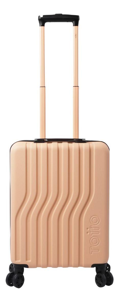 Maleta de Cabina Totto Nomad Beige Ruedas 360° Compacta y Versátil-0