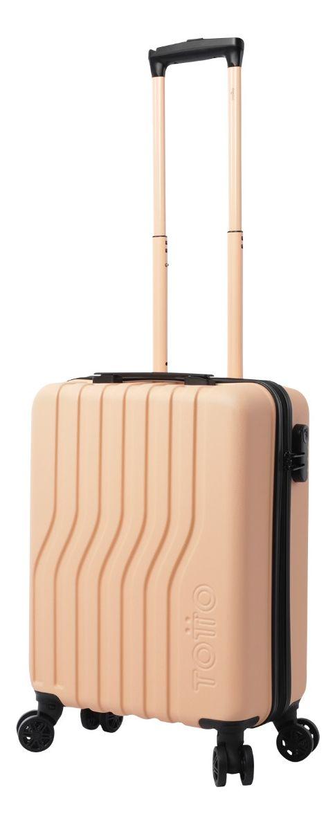 Maleta de Cabina Totto Nomad Beige Ruedas 360° Compacta y Versátil-1