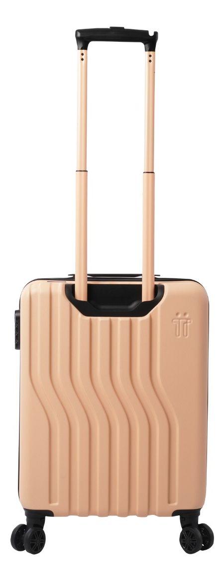Maleta de Cabina Totto Nomad Beige Ruedas 360° Compacta y Versátil-2