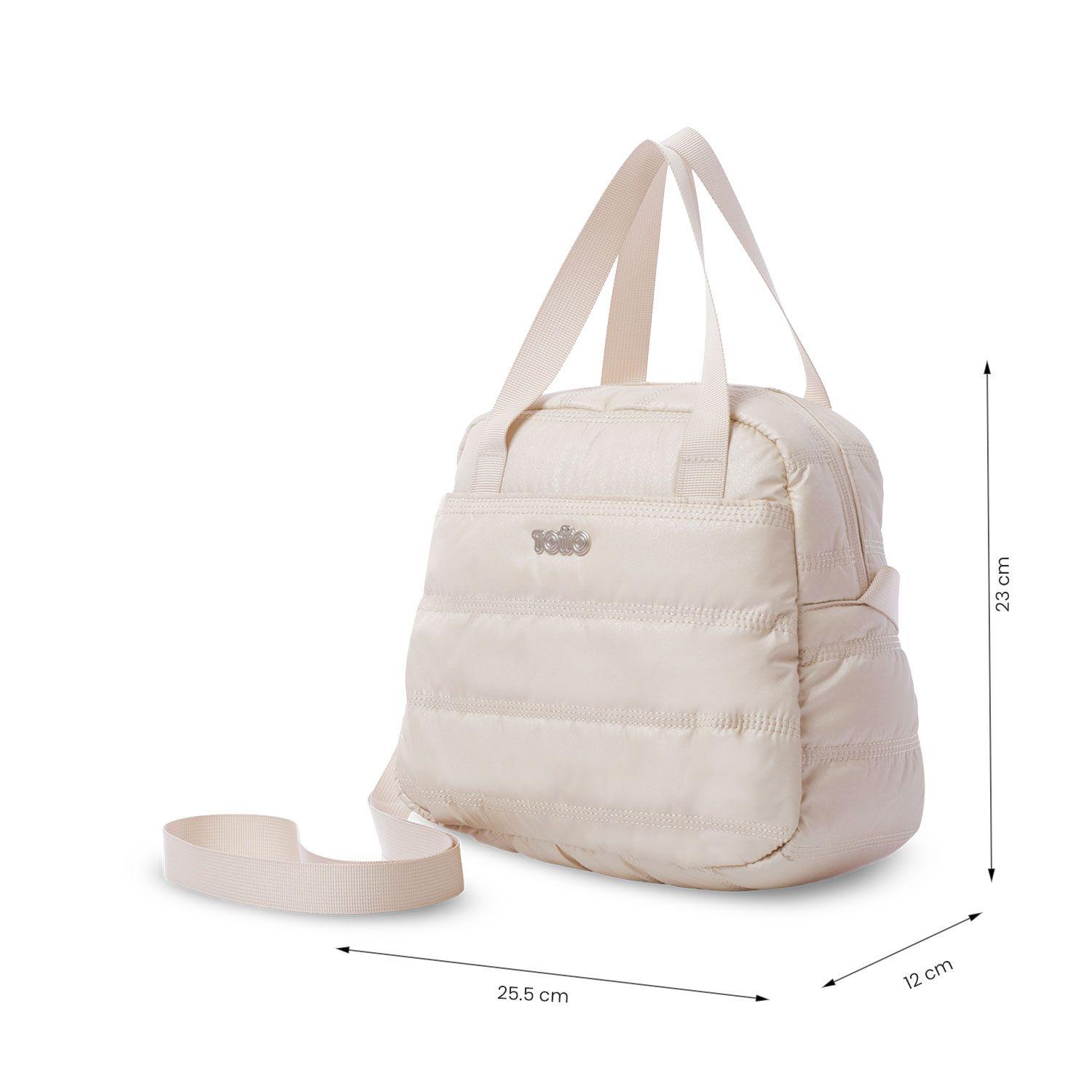 Lonchera Térmica Moxi Grande Beige Metálico-3