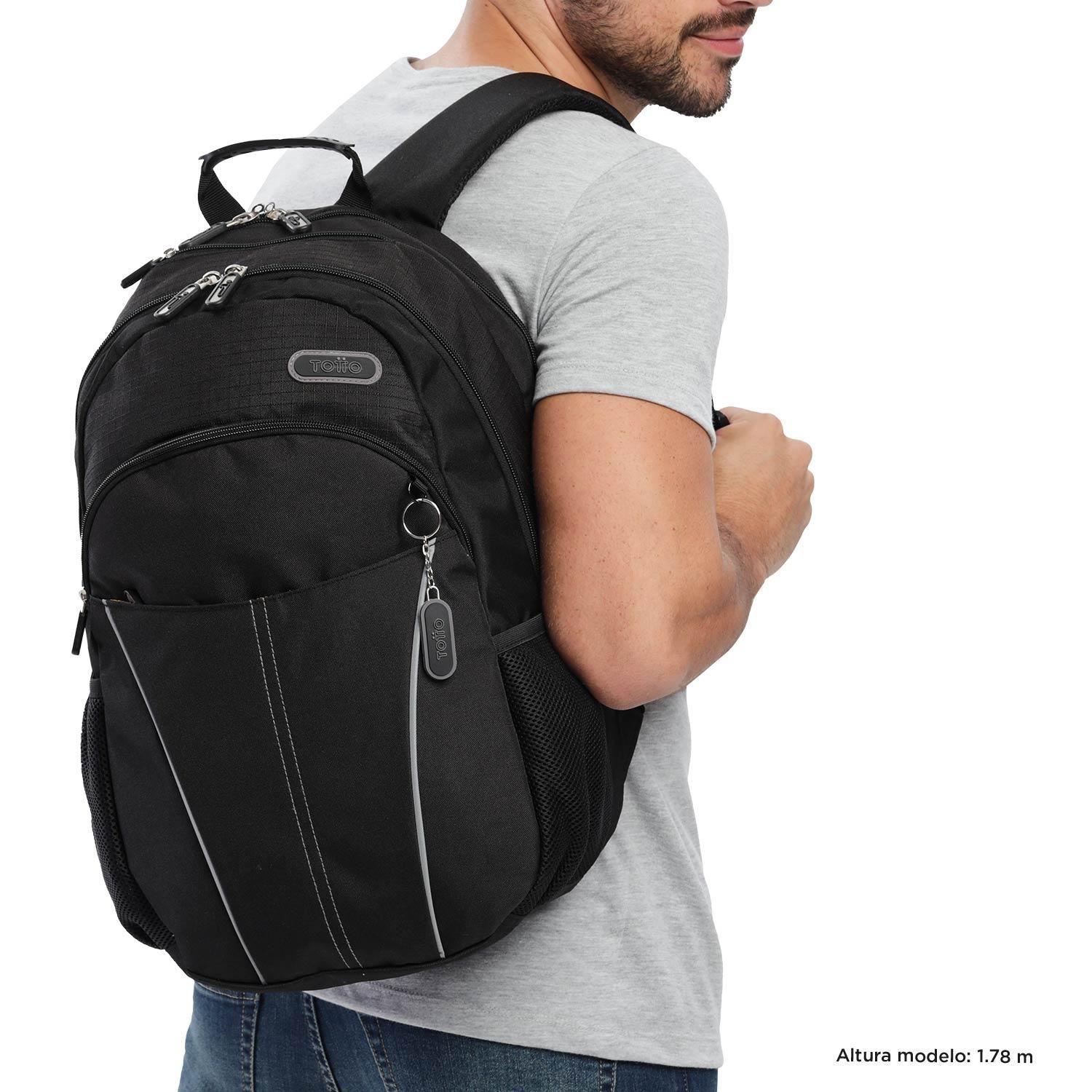 Mochila Urbana Totto Cambri Negro-0