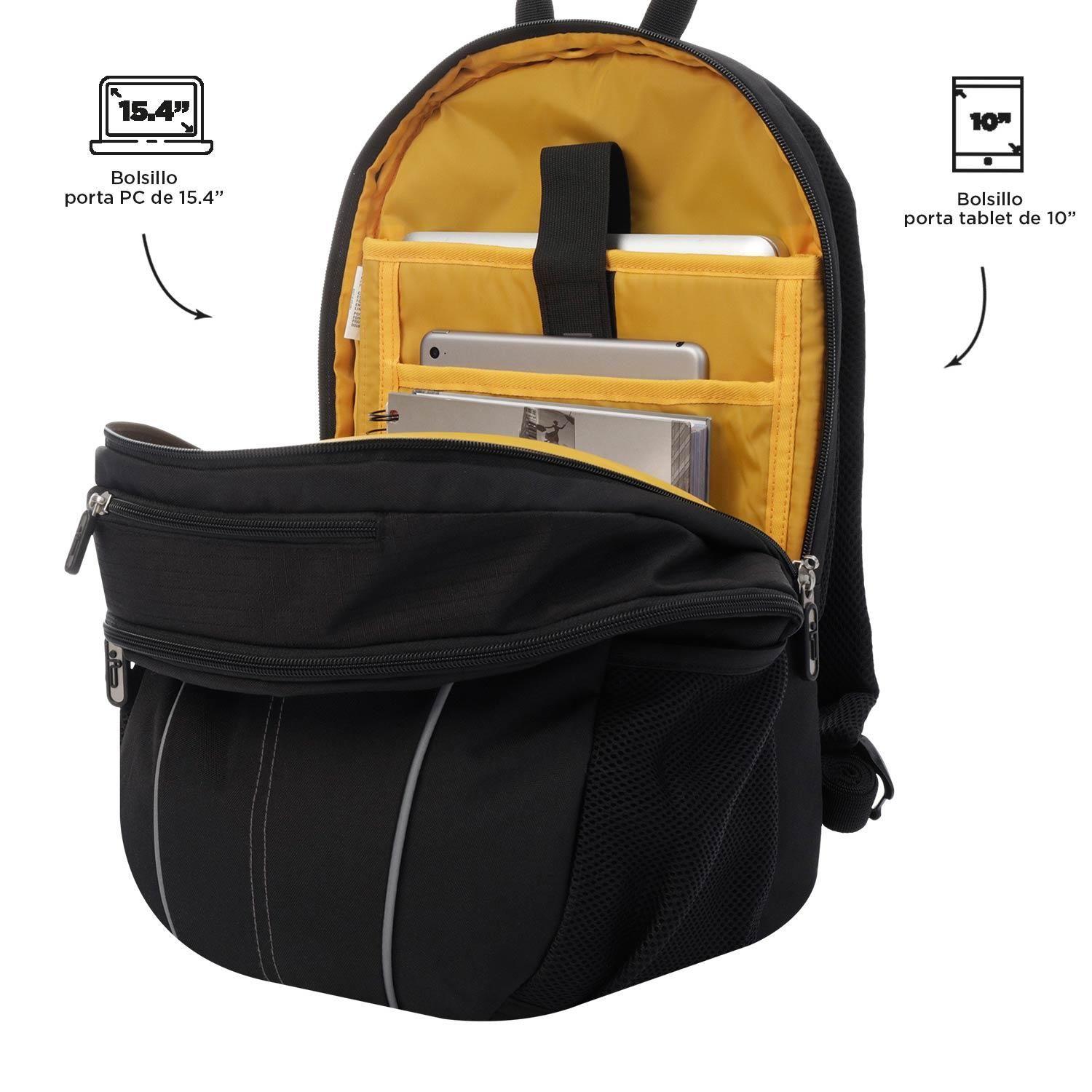 Mochila Urbana Totto Cambri Negro-3