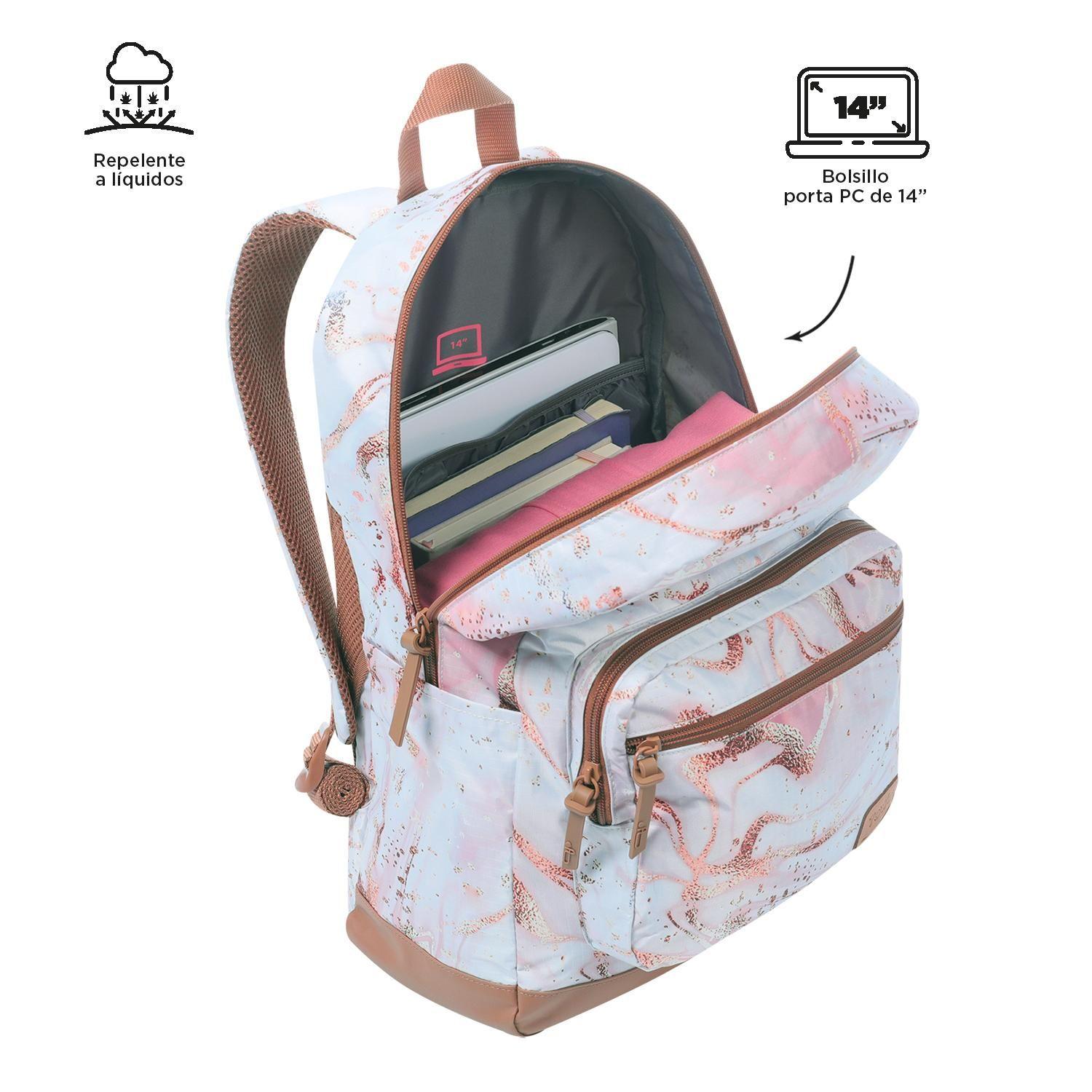 Mochila Urbana Tocax Rosado Mujer-4