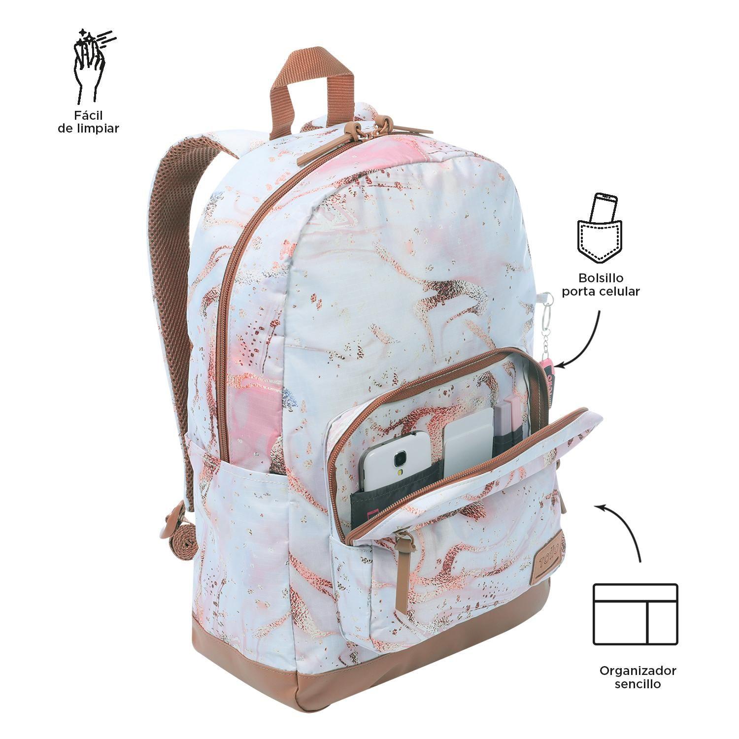 Mochila Urbana Tocax Rosado Mujer-5