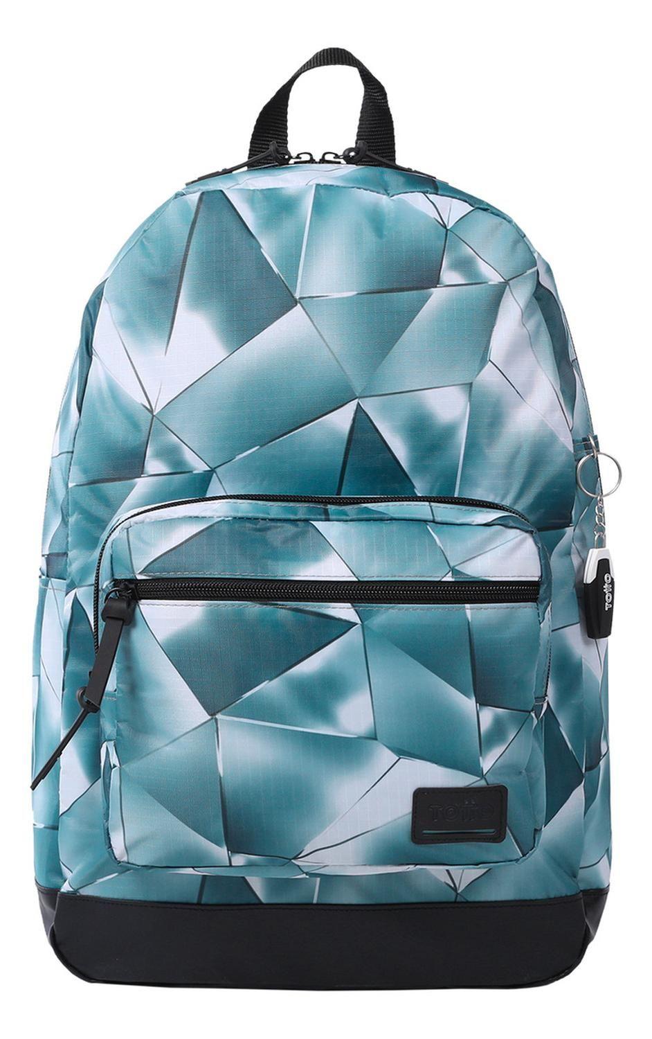 Mochila Mujer Totto Tocax Gris Mettal-0