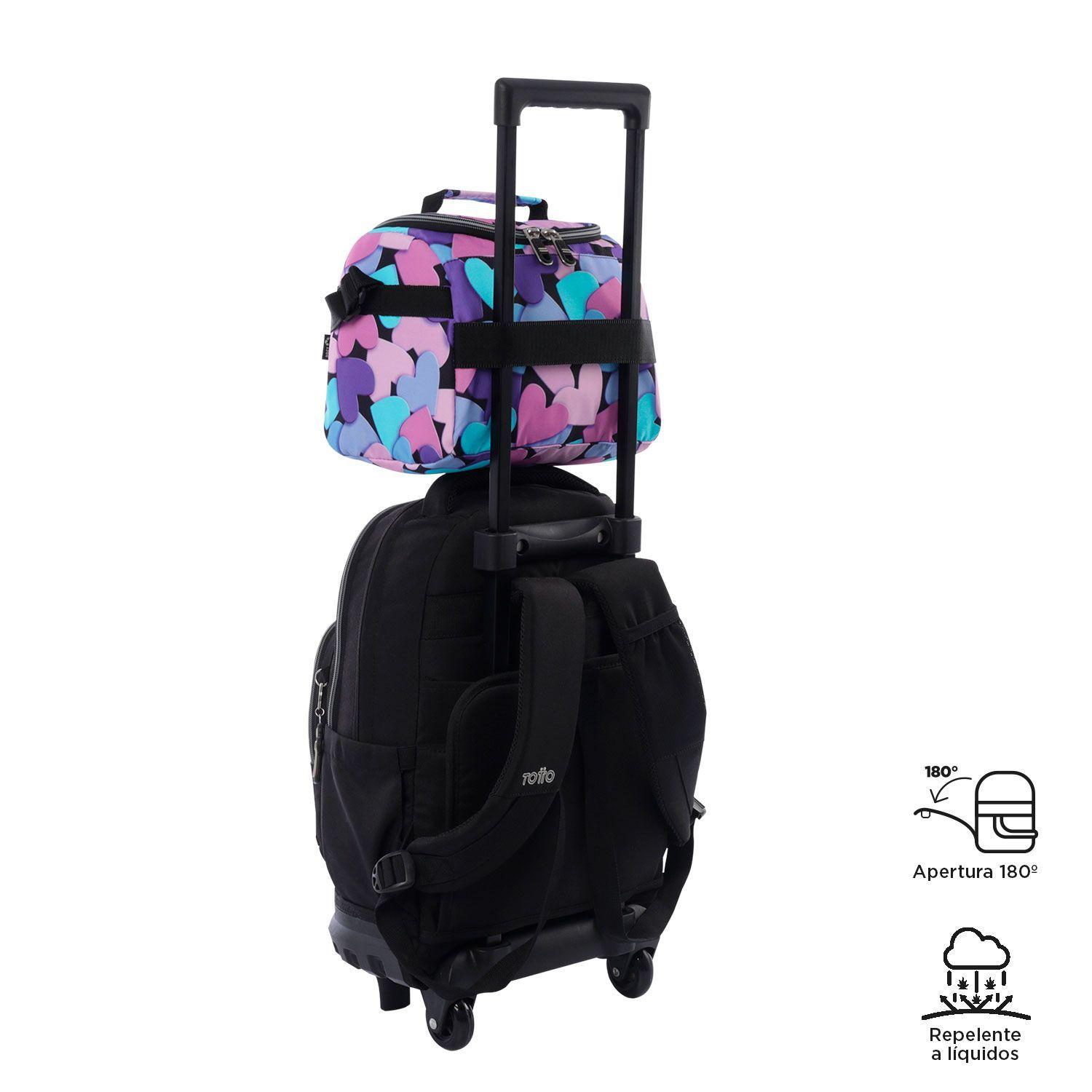 Lonchera Escolar Térmica Para Niña Resaltador Azul 2 Totto-3