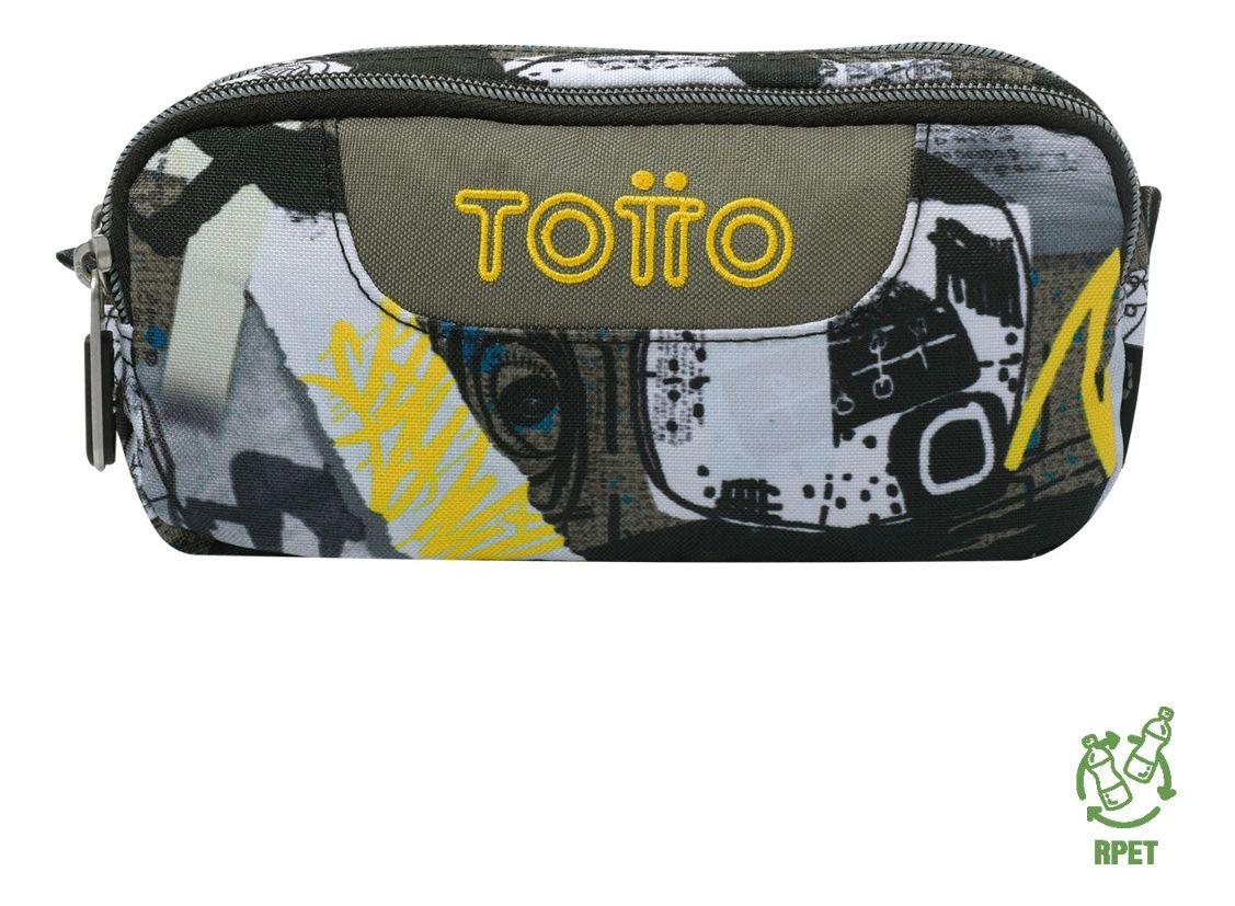 Totto Estuche Escolar para Lapices Rpet Impermeable Eco003-0