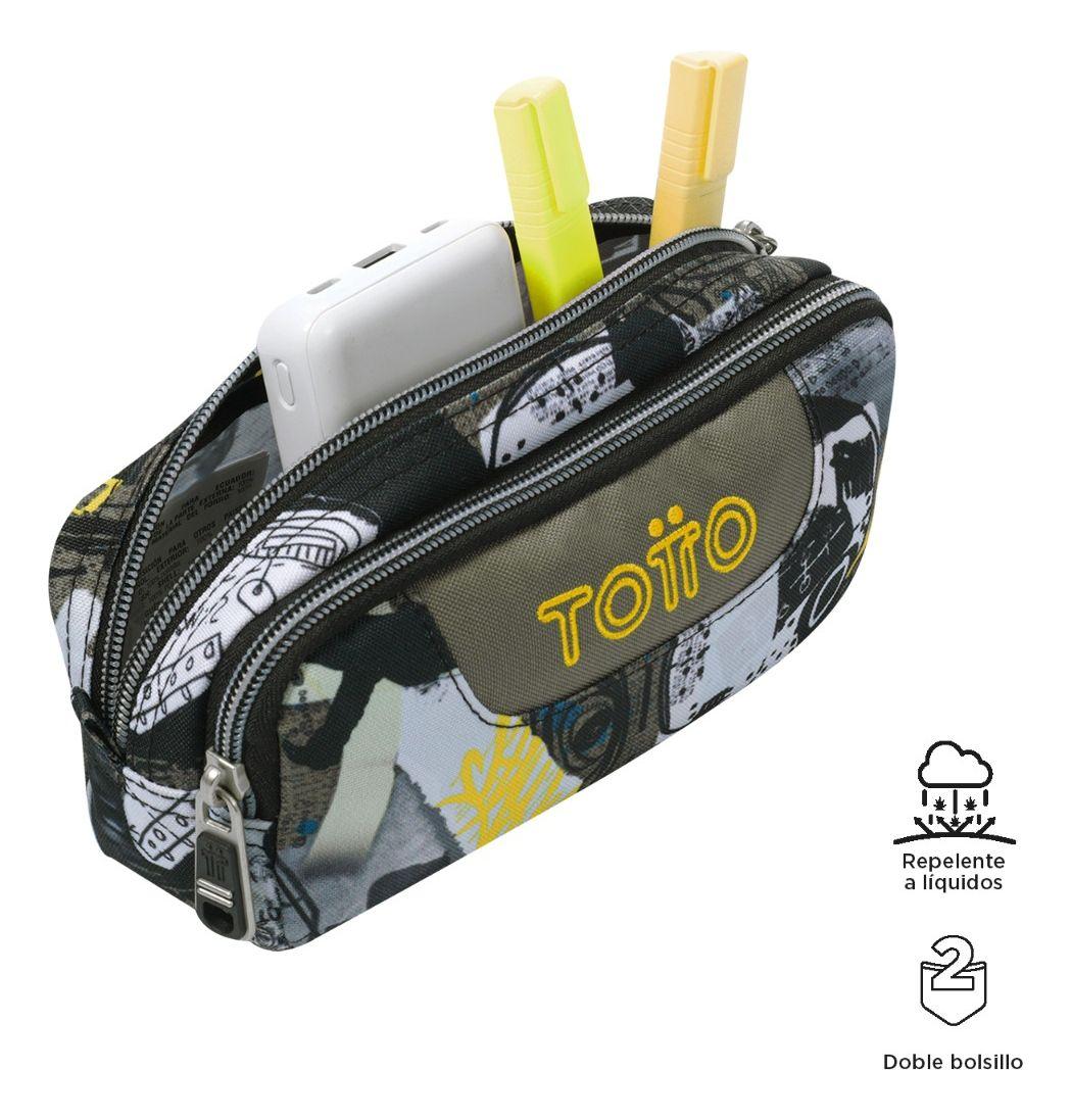 Totto Estuche Escolar para Lapices Rpet Impermeable Eco003-2