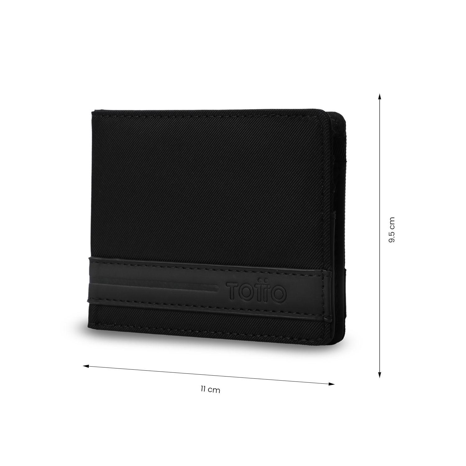 Billetera Hombre Nexus Pequeña con RFID Blocker Negra -1