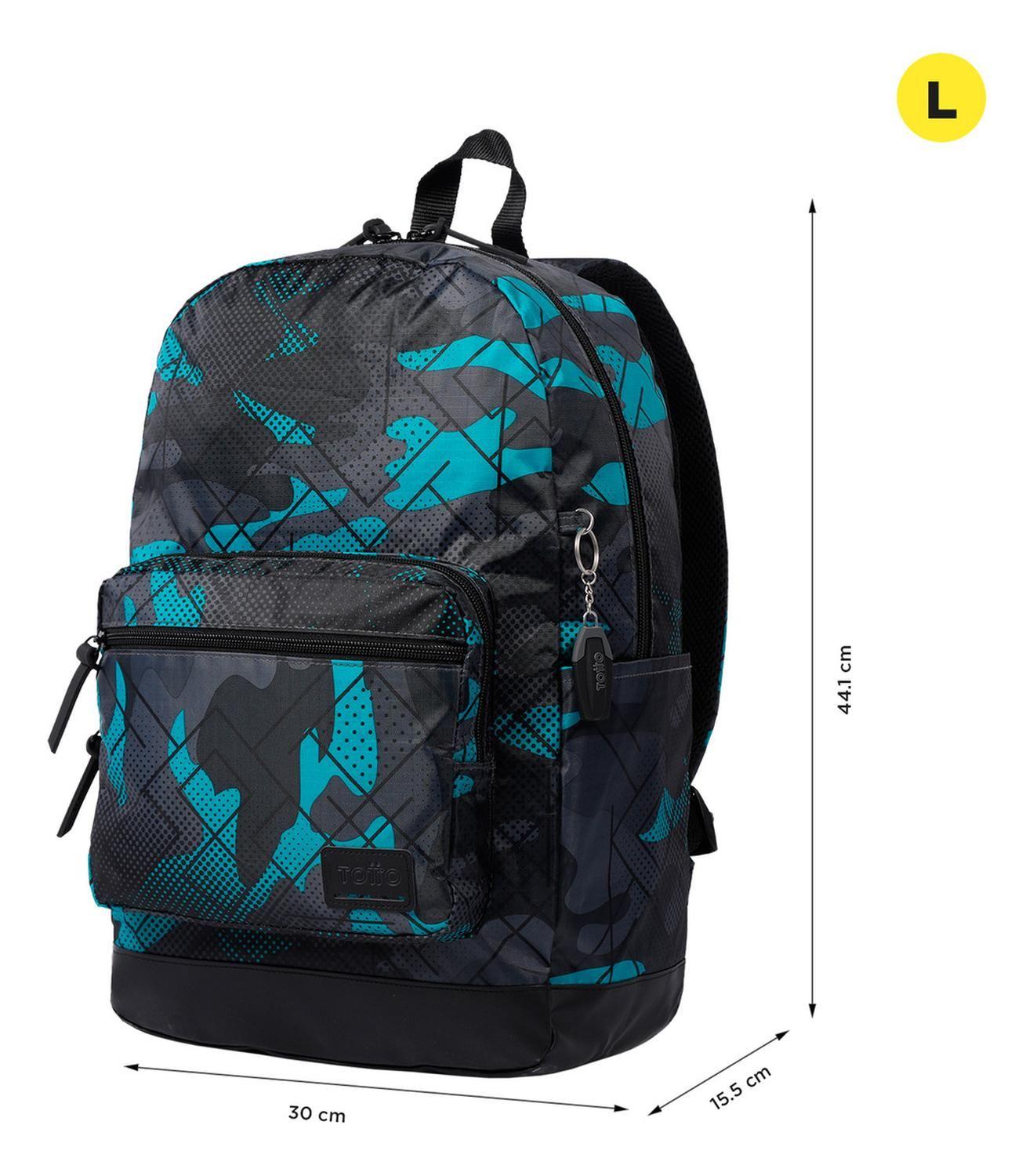 Mochila Hombre Totto Tocax Gris Fenri Gray-2