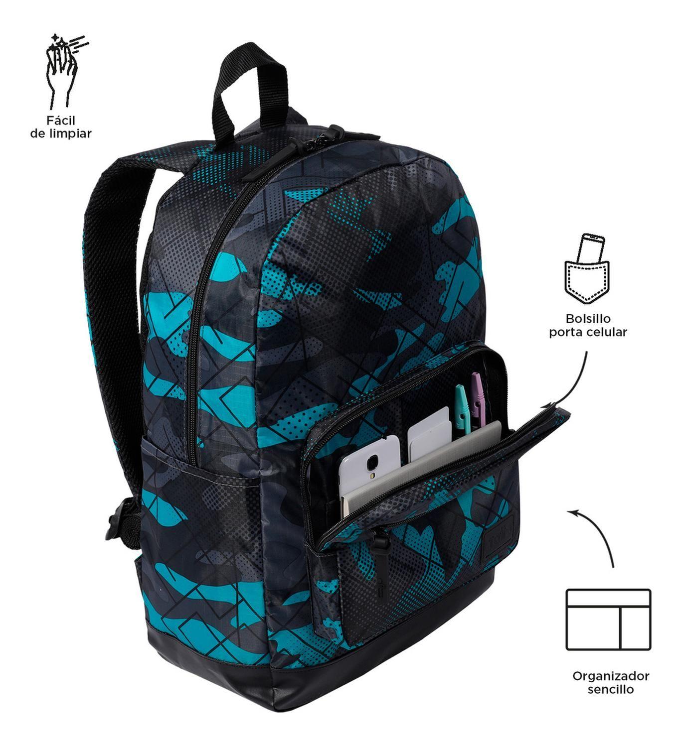 Mochila Hombre Totto Tocax Gris Fenri Gray-5