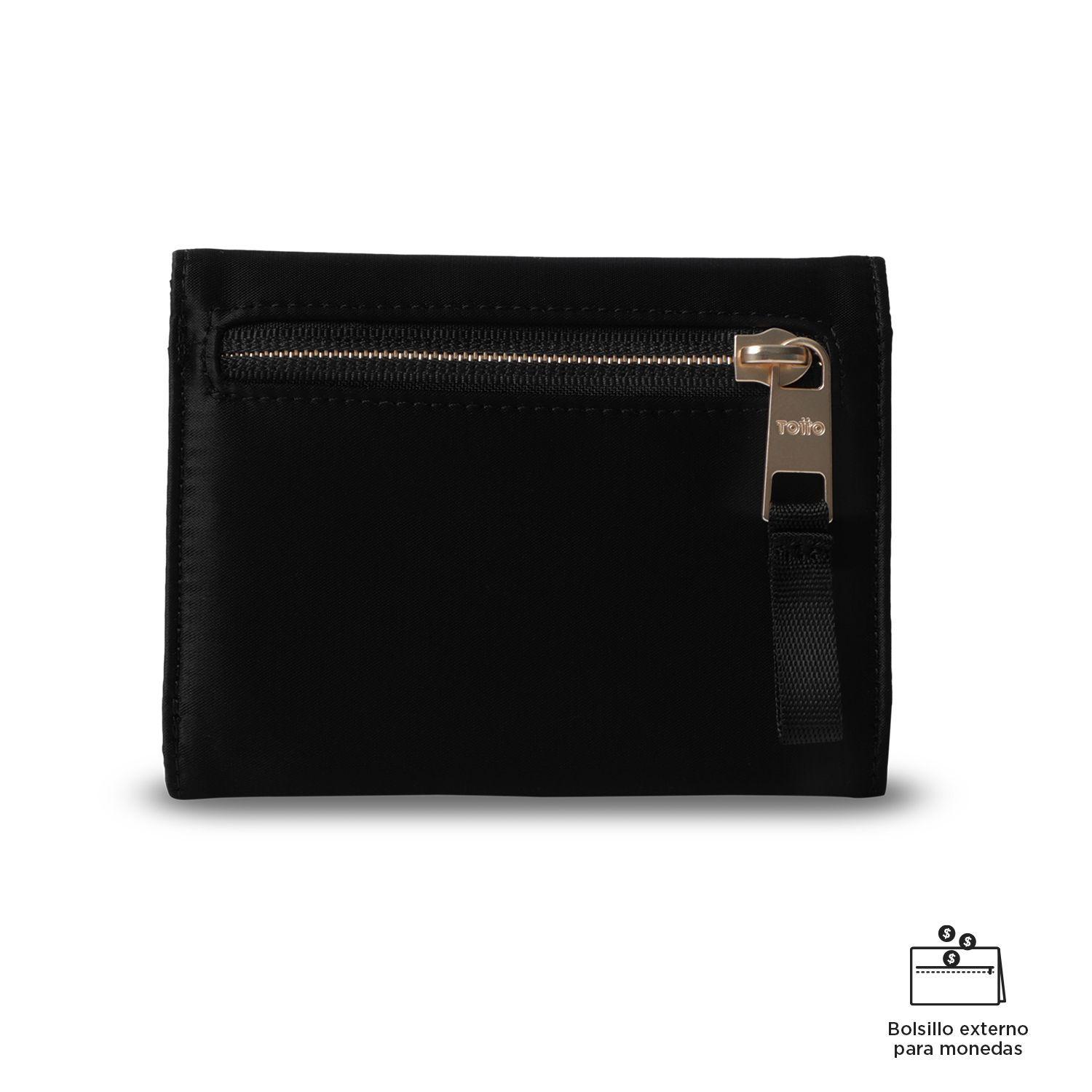 Billetera Mujer Bel 2 0 Mediana con RFID Blocker Negra-4