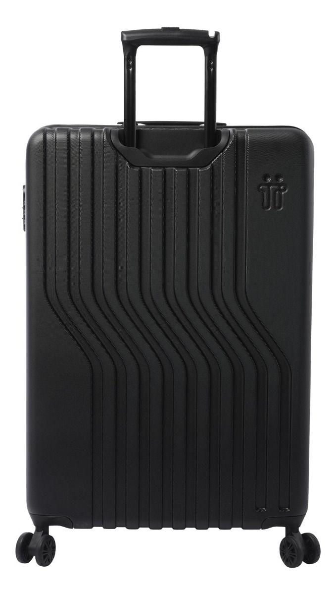 Maleta Totto Nomad Negra Grande Ruedas 360° Amplia y Resistente-1