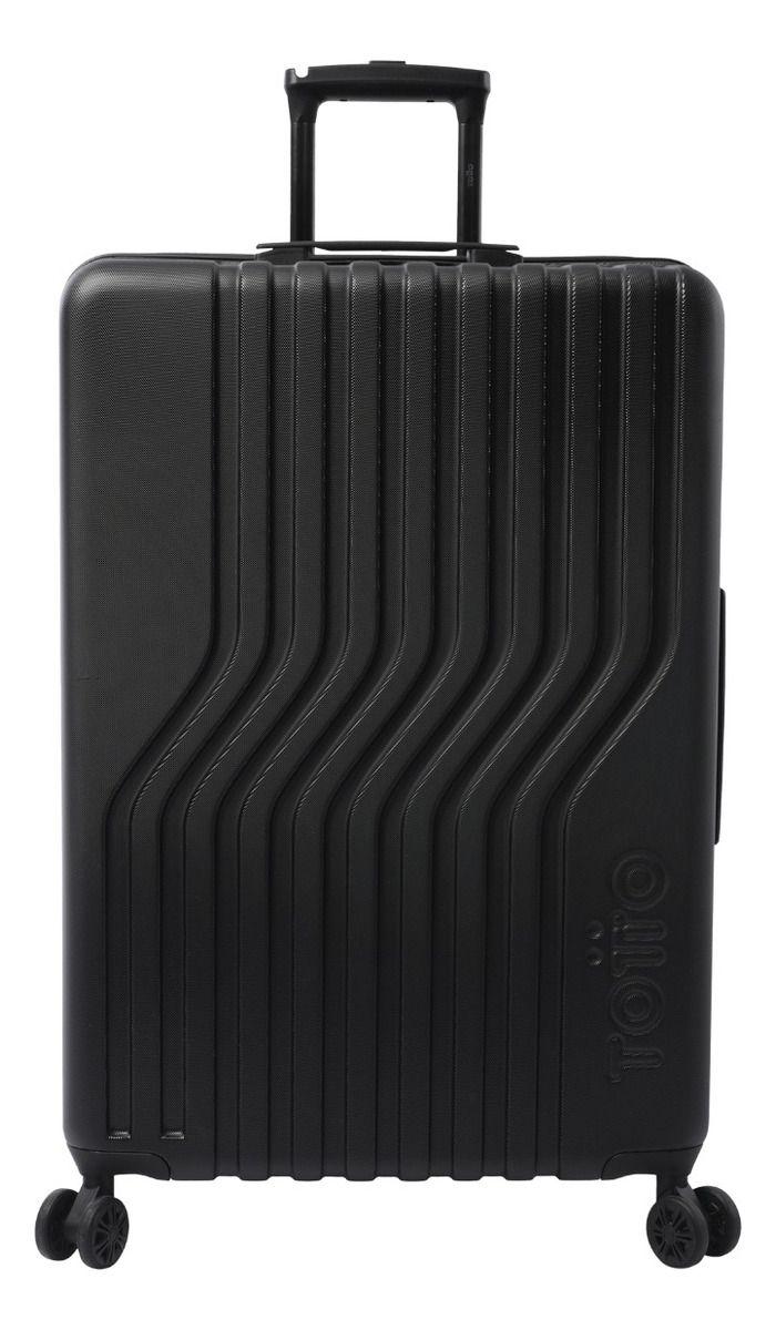 Maleta Totto Nomad Negra Grande Ruedas 360° Amplia y Resistente-4