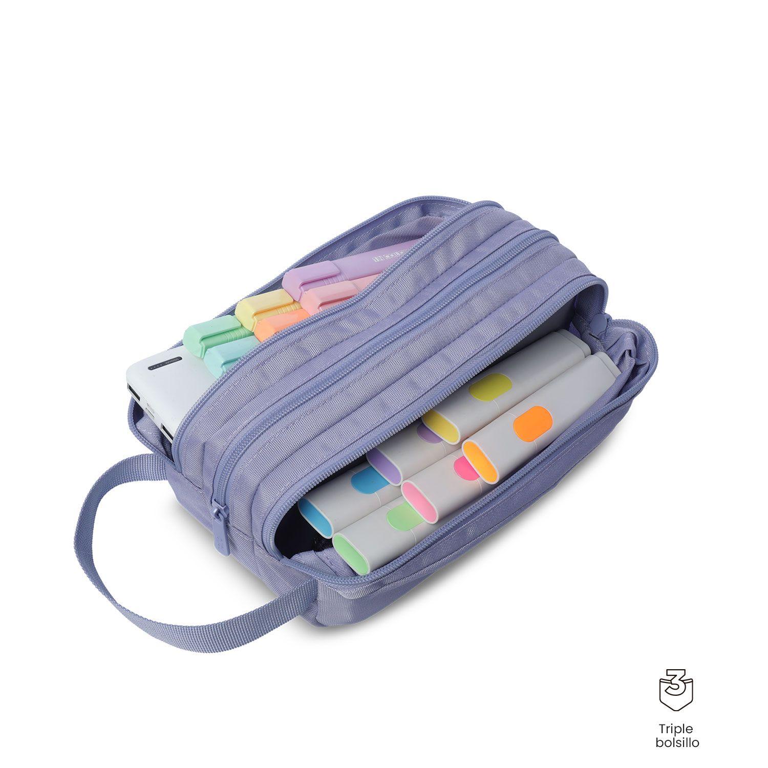 Estuche Multiuso Trik Grande Morada-3