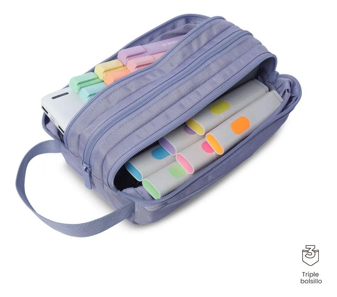 Estuche Multiuso Trik Grande Morada-3