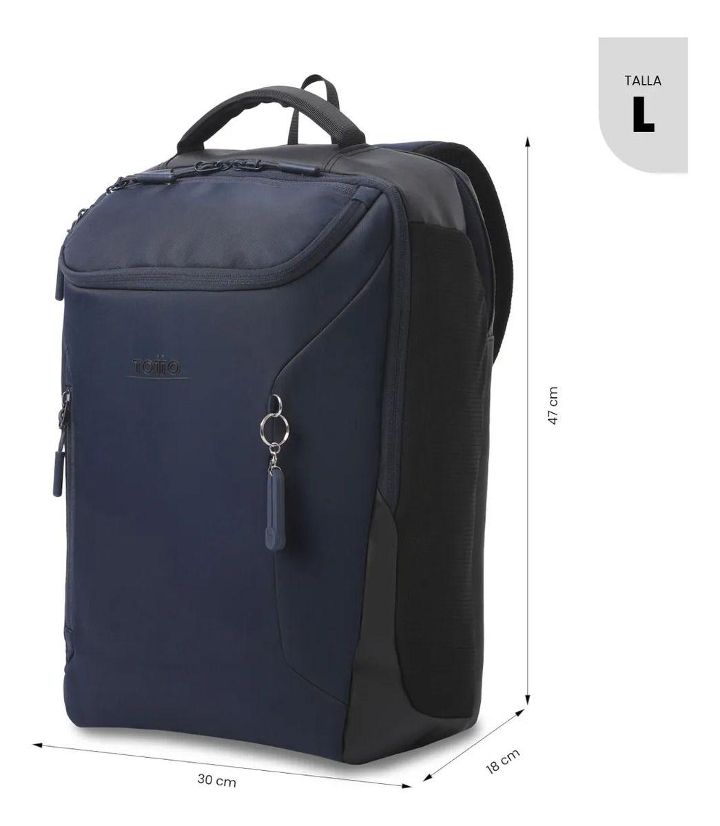 Mochila Ejecutivo Porta Pc 15  Tork Azul Hombre-2